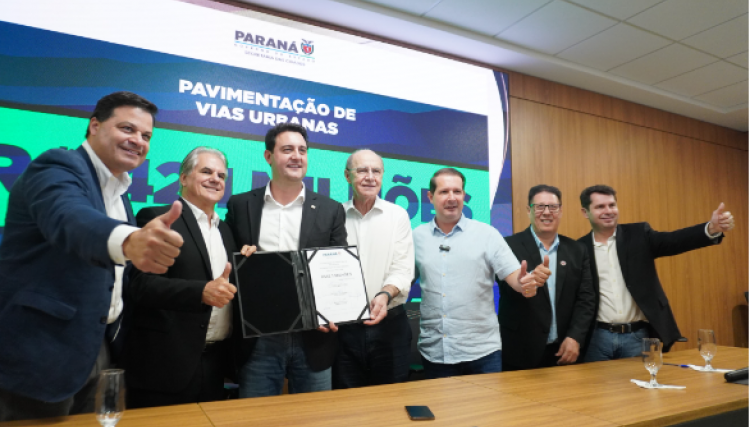 Contorno de Palotina simboliza a união de esforços entre o governo e a iniciativa privada afirma Micheletto