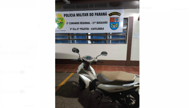 Casa é arrombada e uma Honda Biz e eletrônicos são furtados em Cafelândia, veja o vídeo 