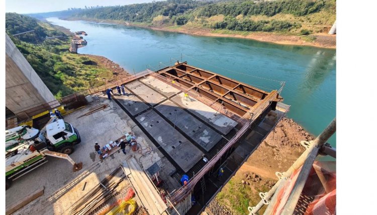 Ponte da Integração Brasil-Paraguai obra financiada pela Itaipu atinge 67% 