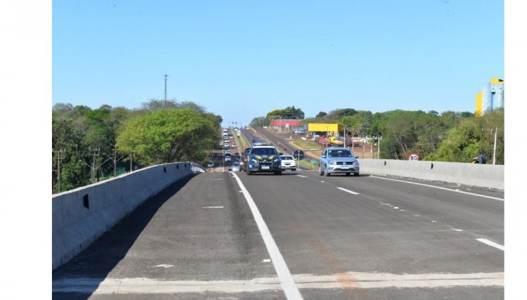 Pistas superiores da trincheira de Santa Terezinha de Itaipu são liberadas