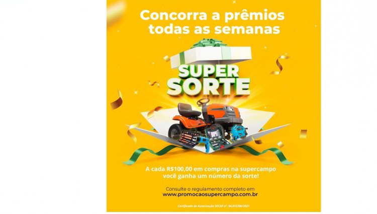 Super Sorte sorteia prêmios semanais para colaboradores e cooperados Copacol