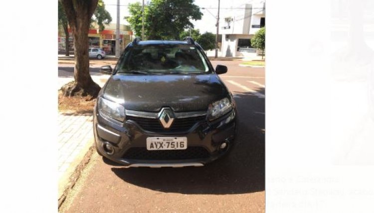 Carro é furtado no centro de Cafelândia nesta tarde 