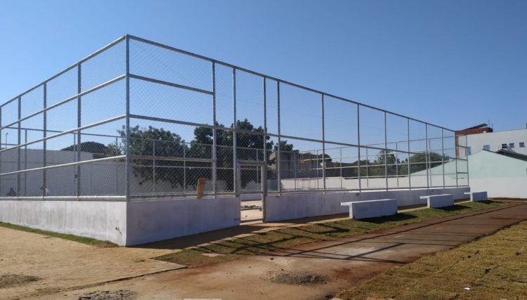 Obras da Praça São Paulo em Cafelândia avançam e chegam aos 70% dos serviços executados