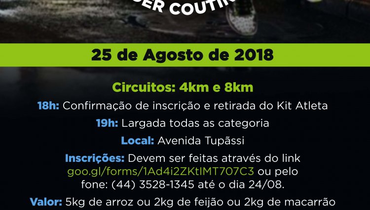 A terceira edição da Corrida Rústica de Assis, será em homenagem à Elder Coutinho, morto no mês de julho