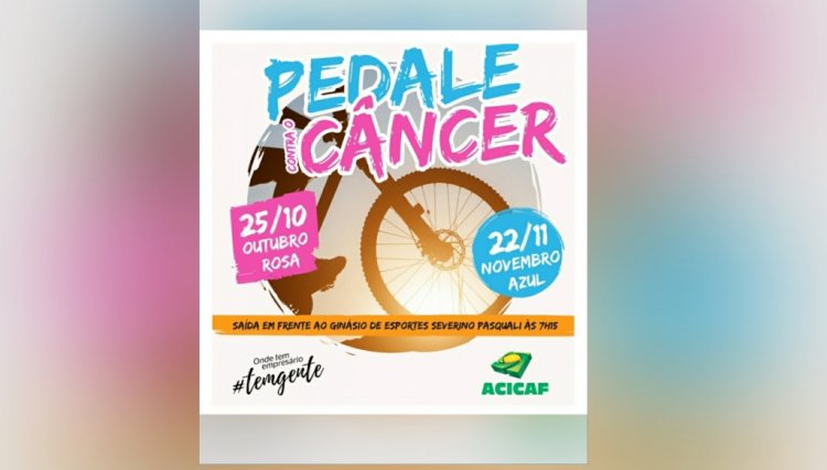 ACICAF promove evento em apoio às Campanhas do Outubro Rosa e Novembro Azul
