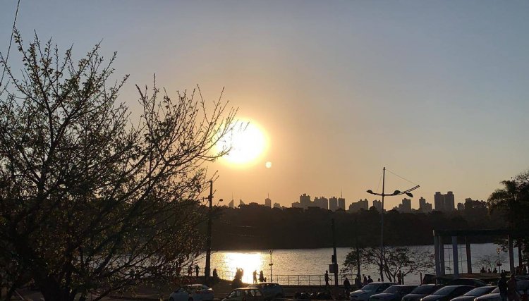 Sábado amanhece gelado; domingo será de calorão de 33ºC e vem bom volume de chuva aí