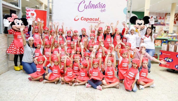 Minis Chefes promovem um verdadeiro show de sabores no Copacol Supermercados 