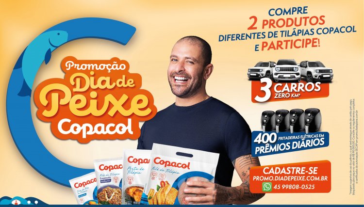 Promoção Dia de Peixe da Copacol contempla 403 consumidores