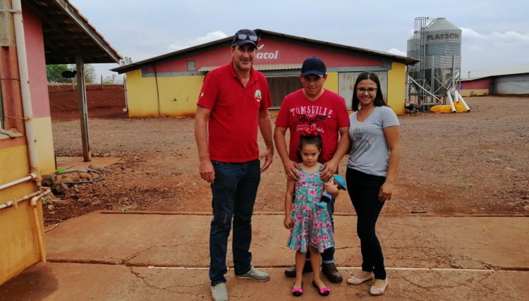 Adeílto Vieria Mota é o melhor avicultor da semana na Copacol