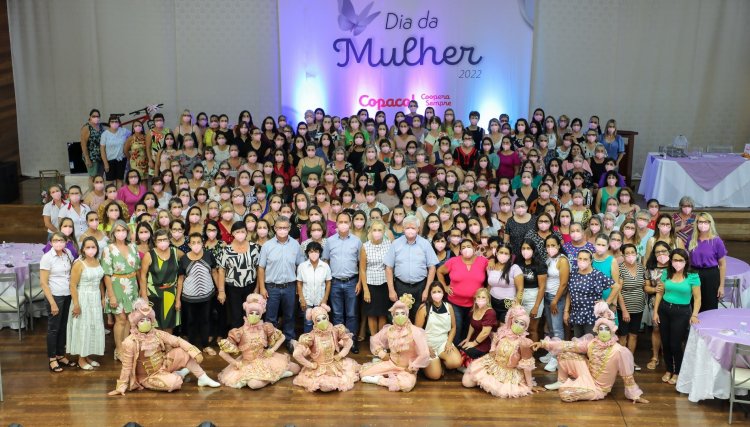 Grupos Femininos da Copacol recebem homenagem no Dia da Mulher, veja o vídeo