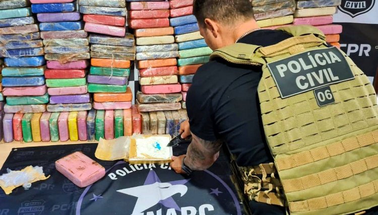 Polícia Civil apreende quase 700 quilos de cocaína em duas semanas