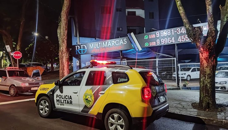 Três carros são furtados de garagem em Cafelândia