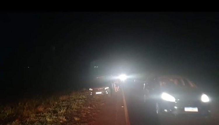 Caminhonete de Cafelândia atropela homem na PR 180 em de Nova Aurora
