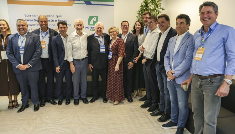 Deputado S&eacute;rgio Souza participa de inaugura&ccedil;&atilde;o de esmagadora de soja na Lapa