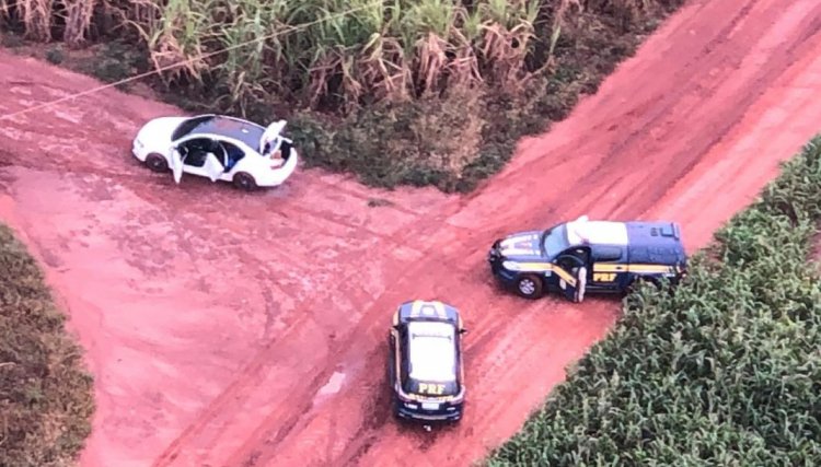 Em três ocorrências, agentes da PRF apreenderam 75,61 quilos de maconha e um revólver calibre 38