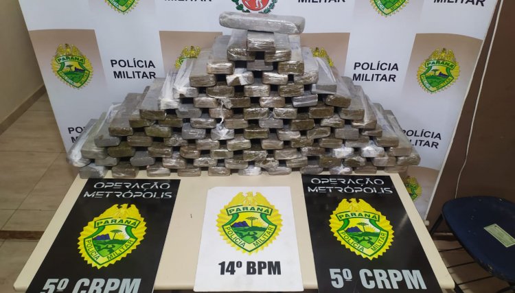 Operação policial na região Oeste, apreende 3,9 toneladas de drogas