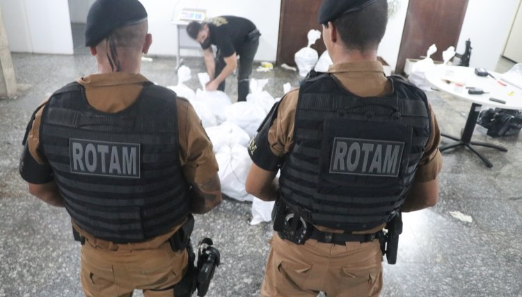 PM encontra depósito de cocaína estimada em R$ 150 milhões no PR