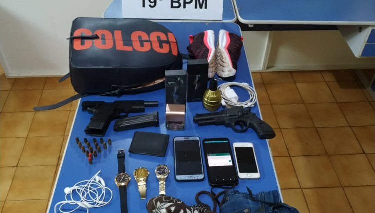 Quatro individuos são presos hoje pela Polícia de Cafelândia 