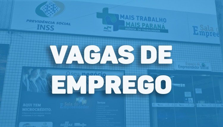 Agência do Trabalhador de Cafelândia oferece 80 vagas 