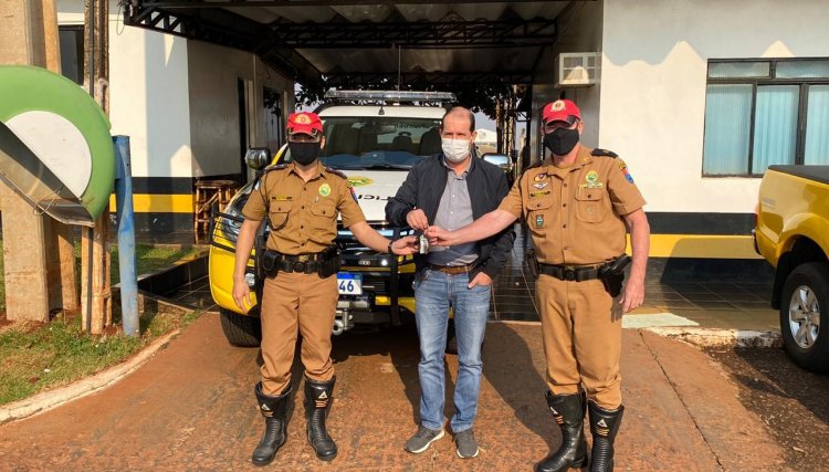 Micheletto entrega nova viatura para a Polícia Rodoviária de Assis, veja o vídeo 