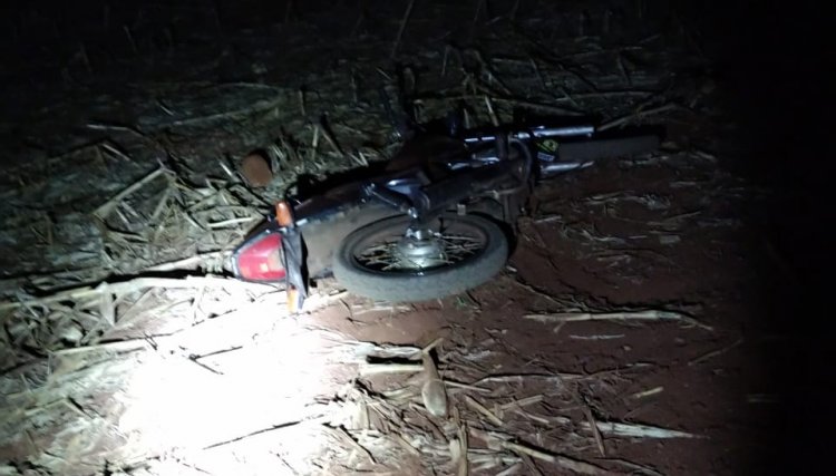 Motociclista sofre acidente após correr da Polícia em Cafelândia 