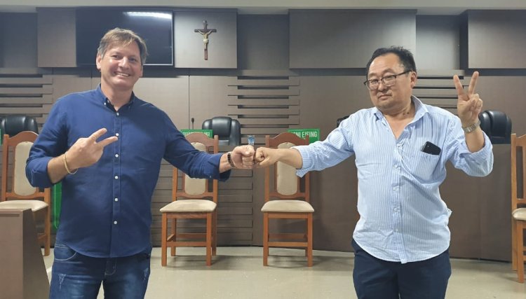 Convenção confirma DR Culestino como pré-candidato a prefeito e Valdir Feltrin como vice em Cafelândia 