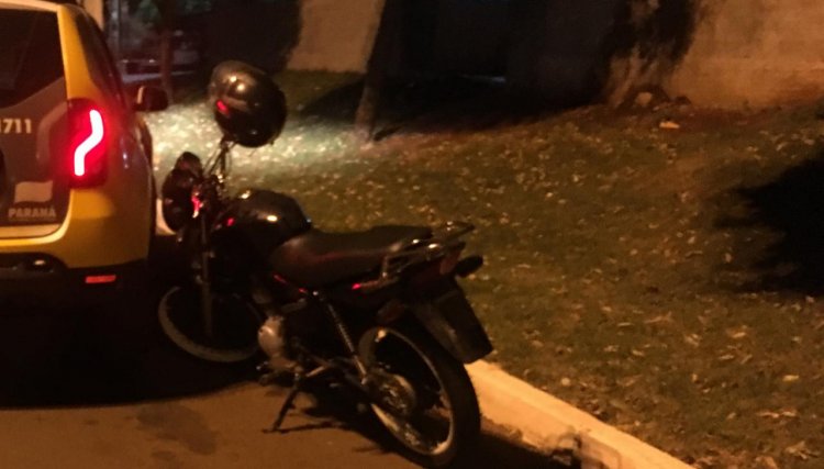 Mais uma motocicleta foi apreendida em Cafelândia 