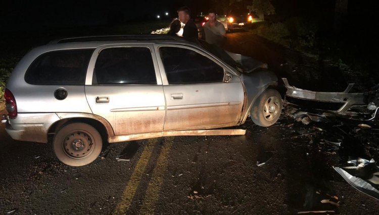 Acidente deixa vítima fatal em Cafelândia nesta noite 