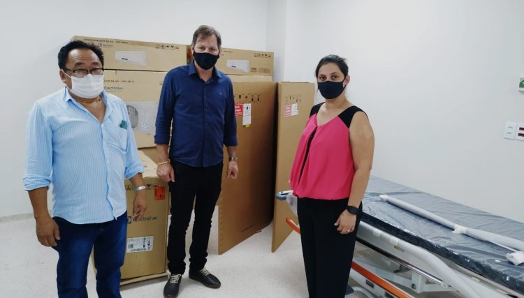 Prefeito Dr. Culestino visita estrutura do Hospital  