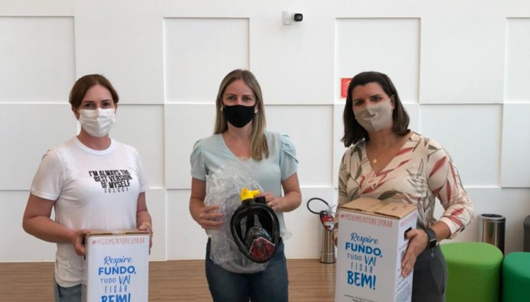 Sicredi realiza doação de 3 máscaras de ventilação mecânica não invasiva para Secretaria de Saúde de Nova Aurora 