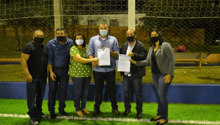 Administração Municipal e Deputado Evandro Roman entregam oficialmente as quadras sintéticas em Nova Aurora