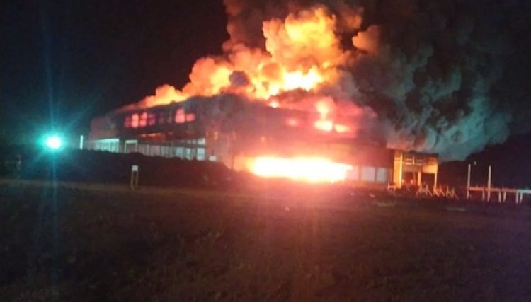 Obras da Frimesa em Assis é atingida por incêndio 
