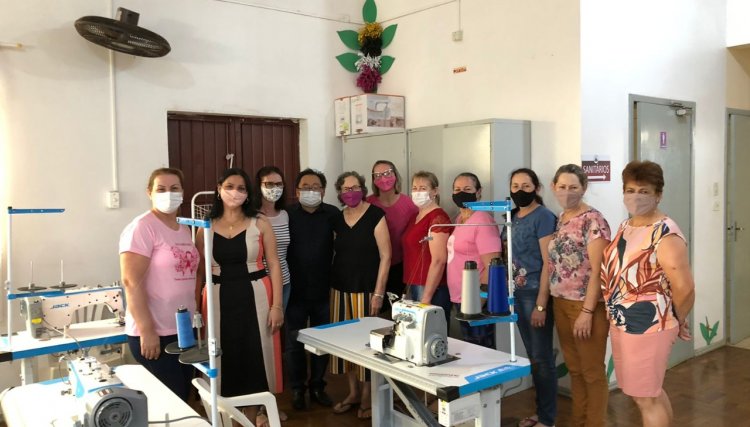 Assistência Social e APMI firmam parceria com a Itaipu Binacional para treinamento de corte e costura