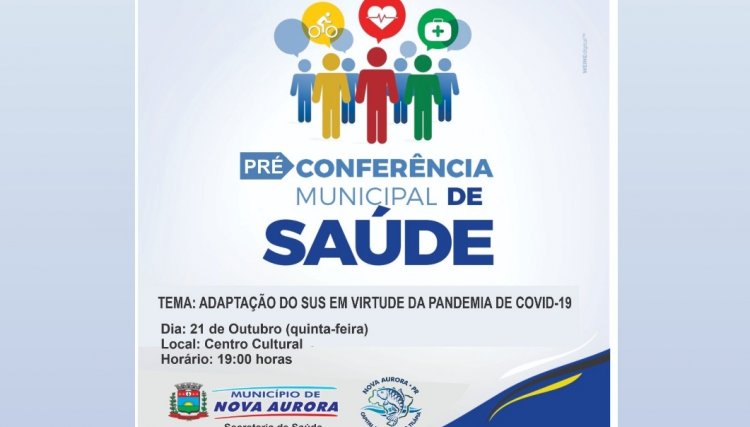 Secretaria Municipal de Saúde de Nova Aurora realiza Pré-Conferência no Centro Cultural