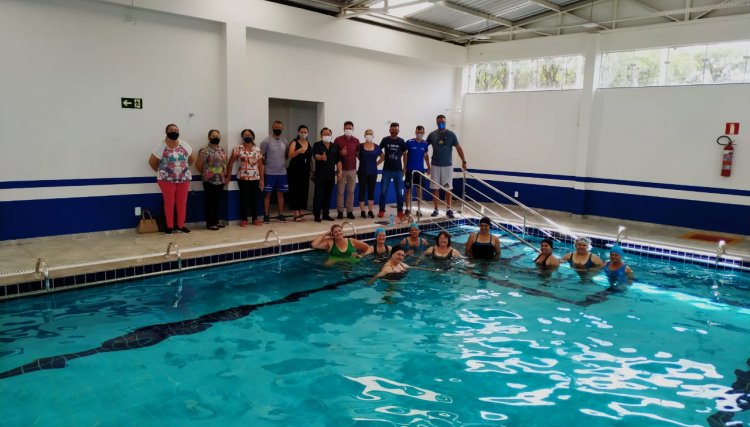 Piscina Municipal abre os trabalhos junto à Secretaria de Esportes de Cafêlandia