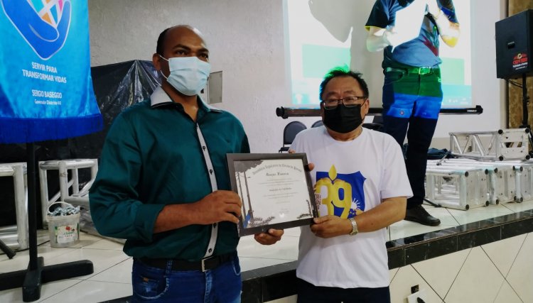 Cafelândia recebe menção honrosa pelos 39 anos por proposição do deputado estadual Professor Lemos