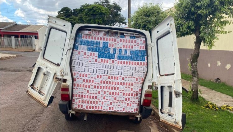 Policial de férias ajuda na apreensão de cigarros em Ubiratã 