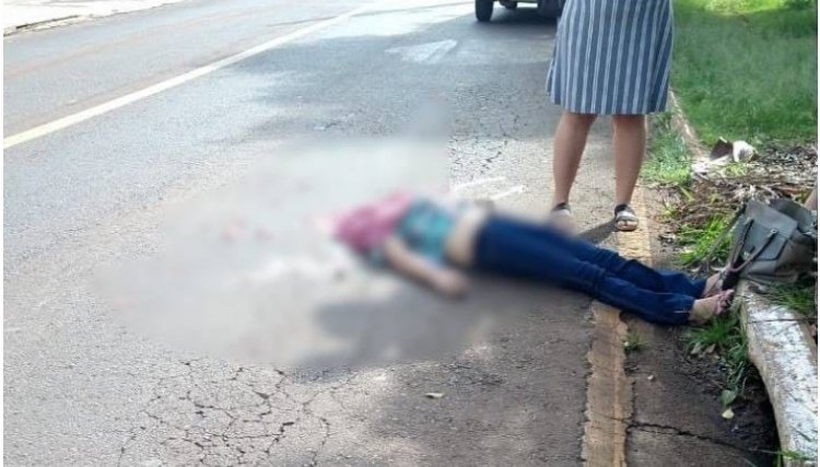 Mulher morre com a cabeça esmagada por ônibus no Bairro Parque Verde