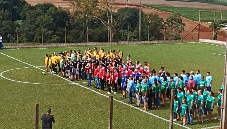 Esportes realiza a abertura do 20º Campeonato Municipal do Interior  de Cafelândia