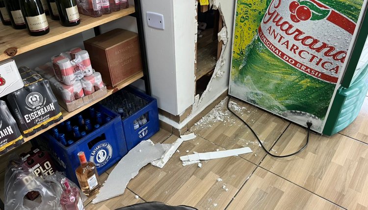 Assaltantes fazem arrastão em comércio de Corbélia durante a madrugada