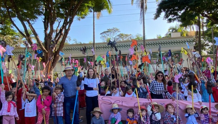 Cmei João XIII realiza III Cavalgada com alunos
