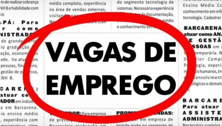 ACICAF divulga vagas de emprego no comércio de Cafelândia 