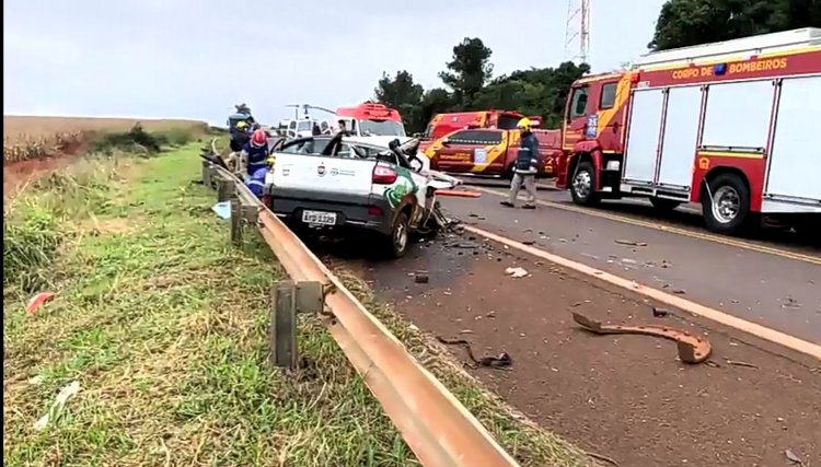 Identificada vítima fatal de gravíssimo acidente entre cinco carros na BR-369 em Cascavel