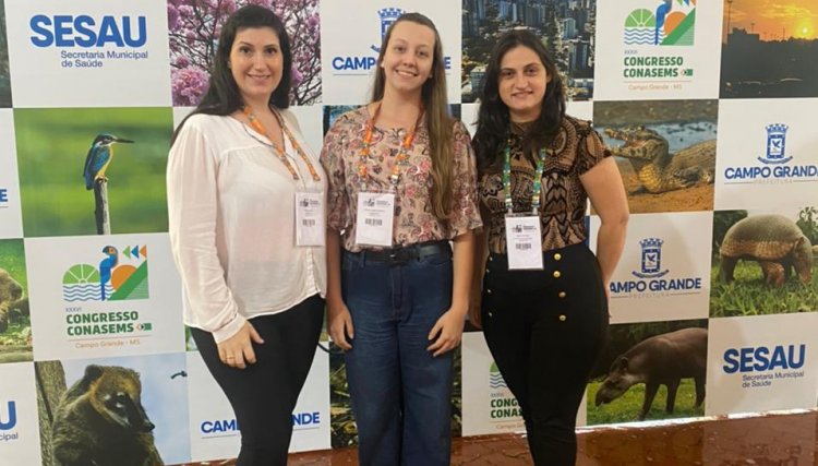 Saúde de Cafelândia participa de Congresso Nacional em Campo Grande