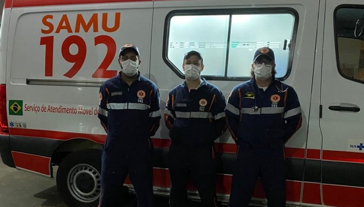 Socorristas revertem parada cardiorrespiratória 