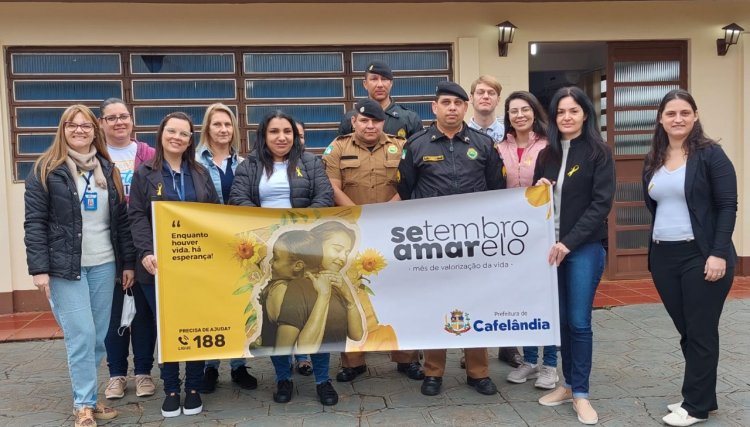 Sa&uacute;de realiza a&ccedil;&atilde;o em alus&atilde;o ao �Setembro Amarelo� nesta sexta-feira (30)