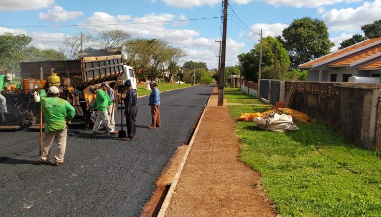 Cafel&acirc;ndia inicia reperfilamento asf&aacute;ltico em Central Santa Cruz