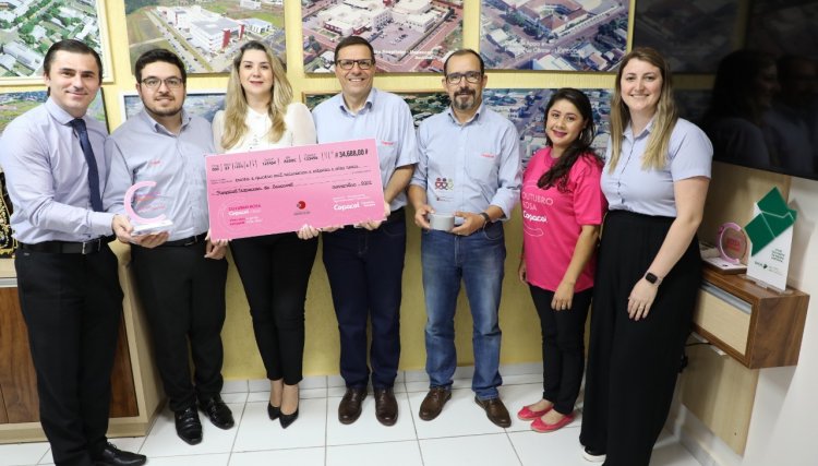 Copacol entrega cheques da Campanha Tilápia Outubro Rosa