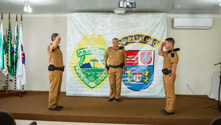 Tenente-Coronel Jorge Fritola assume o comando do 19° Batalhão da Polícia Militar 