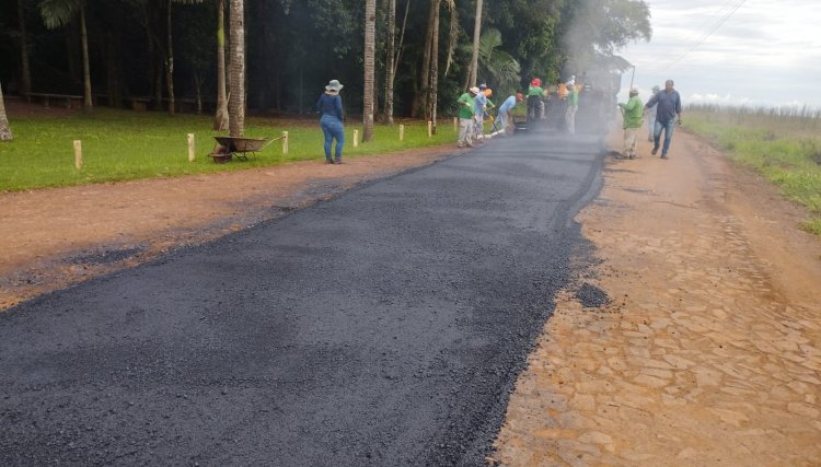 Prefeito de Cafelândia inaugura reperfilamento asfáltico em São José nesta sexta-feira 